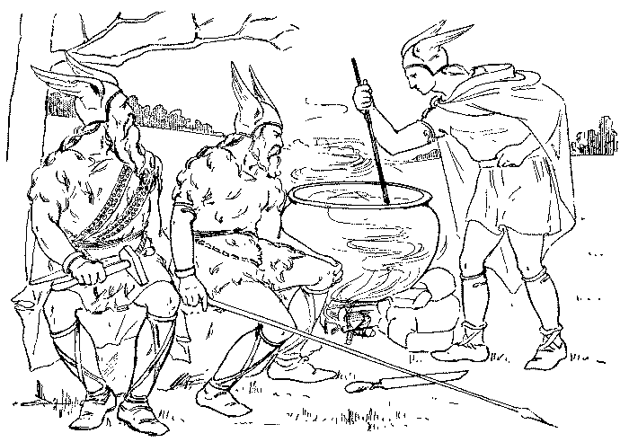 BA VỊ THẦN CỐ GẮNG NẤU THỊT BÒ ĐỰC