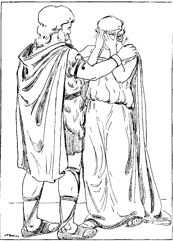Sif khóc với Thor